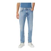 L.B.M. 1911 Ljusblå Straight Leg Jeans Blue, Herr