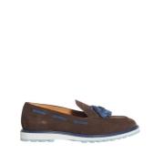 LO.WHITE Klassiska Läder Loaferskor Brown, Herr