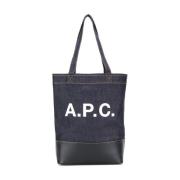 A.P.C. Blå Skuldväska Dammode Blue, Dam