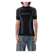 MISBHV Sportig Jacquard Logo T-shirt Svart Black, Herr