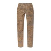 Diesel Jeans 1992 D-Jiann-Fsg Beige, Dam