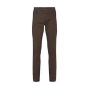 SAND Suede Touch Pre Burton NS 32 Mörkbruna Slim Jeans Brown, Herr