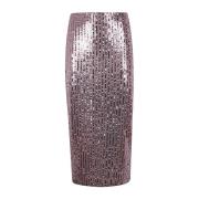 ROTATE Birger Christensen Sequin Pencil Skirt Pink, Dam