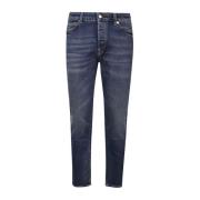 DEPARTMENT FIVE Modern Super Slim Denim Jeans Blue, Herr