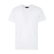 A.P.C. Stilig Blanc Jimmy T-Shirt White, Herr