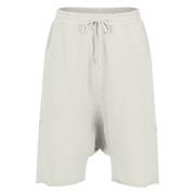 ENTIRE STUDIOS Kort Heavy Drop Shorts Beige, Dam