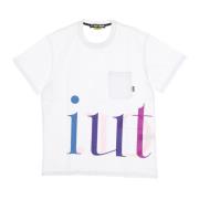 IUTER Vit Crewneck Ficka T-shirt White, Herr