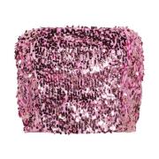 ROTATE Birger Christensen Sequinprydd tröja Pink, Dam