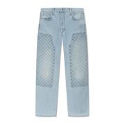 MISBHV Straight leg jeans Blue, Dam