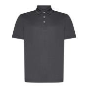 Herno Bomull Polo Krage T-shirts och Polos Gray, Herr