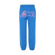 ICECREAM Logo detalj bomull track-pants Blue, Herr