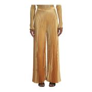 L'IDÉE Wide Trousers Yellow, Dam