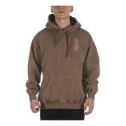 IUTER Hoodies Brown, Herr