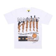 MARKET Svart Herr Jump Shot Tee White, Herr