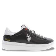 U.S. Polo Assn. Herr Sneaker Cody001 i svart ekoskinn Black, Herr