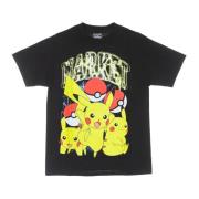 MARKET Pikachu Elektrisk Chock T-shirt Black, Herr