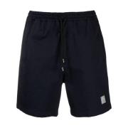 DEPARTMENT FIVE Marinblå Shorts med Dragsko i Midjan Blue, Herr