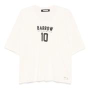 BARROW Vit Basic T-shirt White, Herr