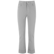 PANICALE Jewelled High-Waisted Byxa Gray, Dam