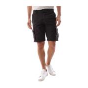 40WEFT Nick Cargo Shorts Svart Black, Herr