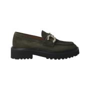 CALCE Grön Mocka Dam Loafer Green, Dam