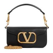 Valentino Garavani Svart Axelväska Locò Black, Dam