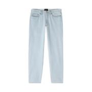 A.P.C. High-waisted blekta jeans Blue, Herr