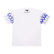 VISION OF SUPER Flames Tee Herr T-Shirt White, Herr