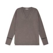 MALIPARMI Sweater Gray, Dam