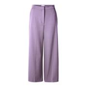 RICH & ROYAL Stiliga Culotte Byxor för Kvinnor Purple, Dam