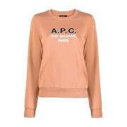 A.P.C. Rose Poudre Sweatshirt Pink, Dam