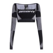 MISBHV Top med logotyp Black, Dam