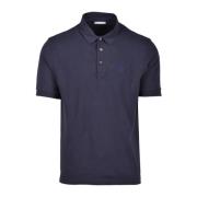 Jacob Cohën Bomull Elastan Polo Skjorta Blue, Herr