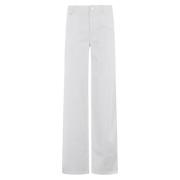 A.P.C. Elisabeth Denim Jeans White, Dam