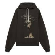 1989 STUDIO Hoodie med huva Black, Herr