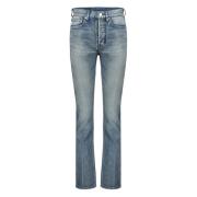 AMBUSH Klassiska Denim Jeans med Kontrastsömmar Blue, Dam