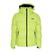 IUTER Lime Puff Dunjacka Hög Krage Green, Herr