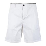 DEPARTMENT FIVE Bomull Bermuda Shorts White, Herr