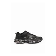 Diesel Camouflage Canvas Sneakers Black, Herr