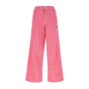 AMBUSH Wide Trousers Pink, Dam