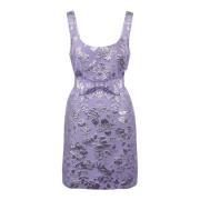 P.A.R.O.S.H. Phillys Mini Dress Purple, Dam