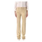 Ralph Lauren Damkläder Byxor Ikon Tan Ss25 Beige, Dam