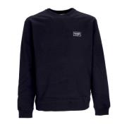 IUTER Svart Lättvikts Crewneck Sweatshirt Kedja Black, Herr