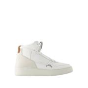 A-COLD-WALL Beige Läder Hi Top Sneakers - Luol II Beige, Herr