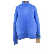 LC23 Turkos Turtleneck Tröja Blue, Herr