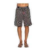 SPRAYGROUND Trippy Henny Swim Shorts Svart Black, Herr