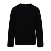 A.P.C. Knitwear Black, Herr