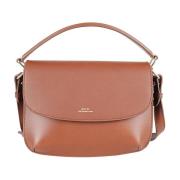 A.P.C. Mini Axelväska Sarah Stil Brown, Dam