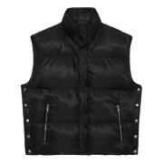 1989 STUDIO Stilig Puffer Vest Jacka Black, Herr