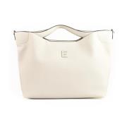 Ermanno Scervino Tote Rachele Stor Axelväska White, Dam